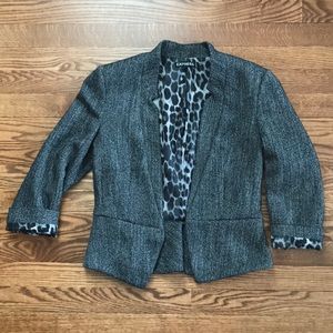 Express Herringbone Blazer